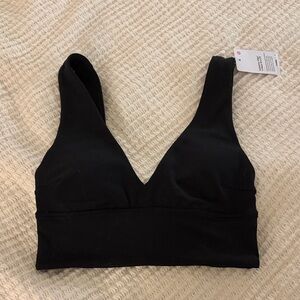lululemon athletica Black V-Neck Bralette